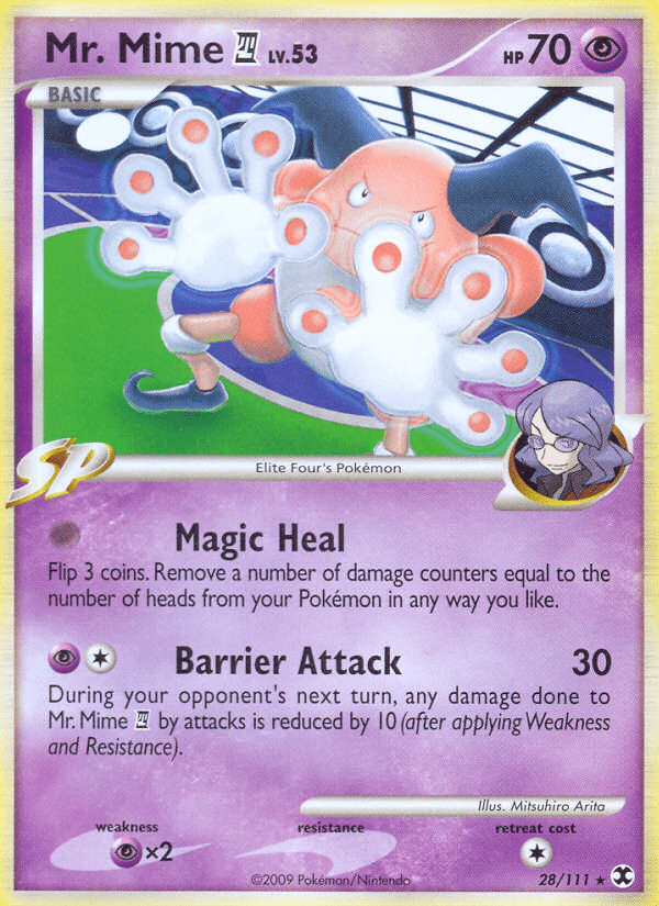 Mr. Mime (28/111) [Platinum: Rising Rivals] Pokemon Single Pokémon  | Multizone: Comics And Games