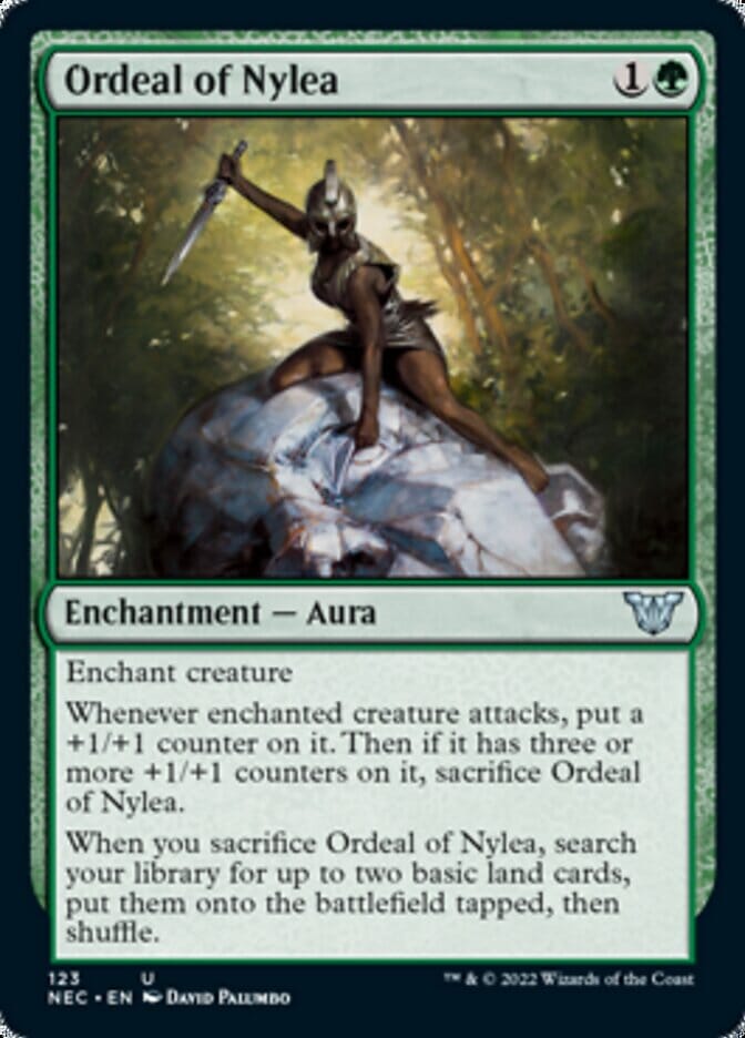 Ordeal of Nylea [Kamigawa: Neon Dynasty Commander] MTG Single Magic: The Gathering  | Multizone: Comics And Games