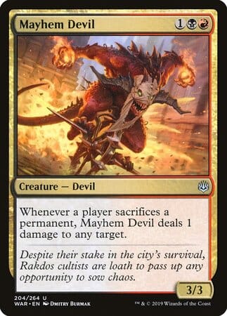 Mayhem Devil [War of the Spark] MTG Single Magic: The Gathering  | Multizone: Comics And Games
