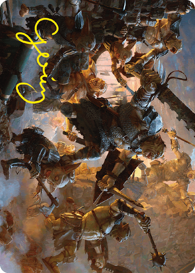 Thrill of Possibility Art Card (Gold-Stamped Signature) [The Lord of the Rings: Tales of Middle-earth Art Series] MTG Single Magic: The Gathering  | Multizone: Comics And Games