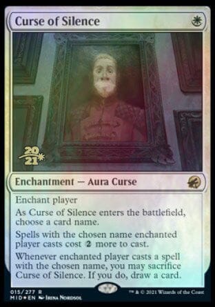 Curse of Silence [Innistrad: Midnight Hunt Prerelease Promos] MTG Single Magic: The Gathering  | Multizone: Comics And Games