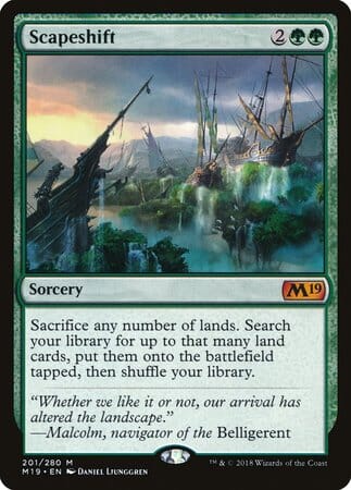 Scapeshift [Core Set 2019] MTG Single Magic: The Gathering  | Multizone: Comics And Games