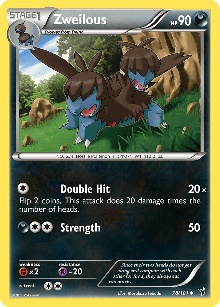 Zweilous (78/101) [Black & White: Noble Victories] Pokemon Single Pokémon  | Multizone: Comics And Games