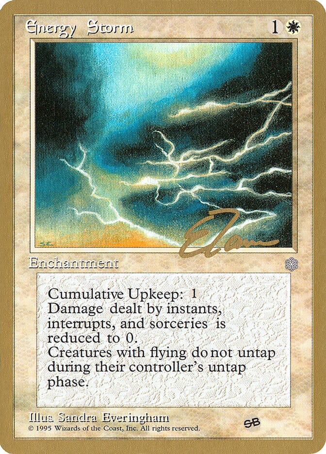 Energy Storm (Eric Tam) (SB) [Pro Tour Collector Set] MTG Single Magic: The Gathering  | Multizone: Comics And Games
