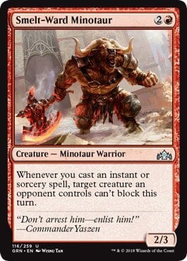 Smelt-Ward Minotaur [Guilds of Ravnica] MTG Single Magic: The Gathering  | Multizone: Comics And Games