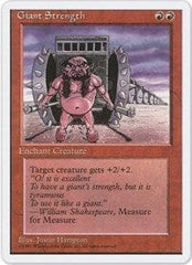 Giant Strength [Fourth Edition] MTG Single Magic: The Gathering  | Multizone: Comics And Games