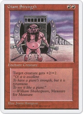 Giant Strength [Fourth Edition] MTG Single Magic: The Gathering  | Multizone: Comics And Games