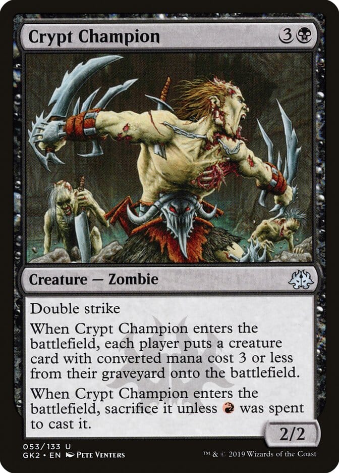 Crypt Champion [Ravnica Allegiance Guild Kit] MTG Single Magic: The Gathering  | Multizone: Comics And Games