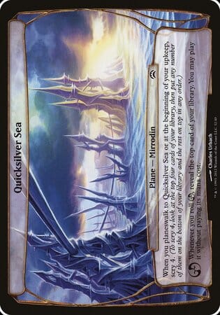 Quicksilver Sea (Planechase 2012) [Planechase 2012 Planes] MTG Single Magic: The Gathering  | Multizone: Comics And Games