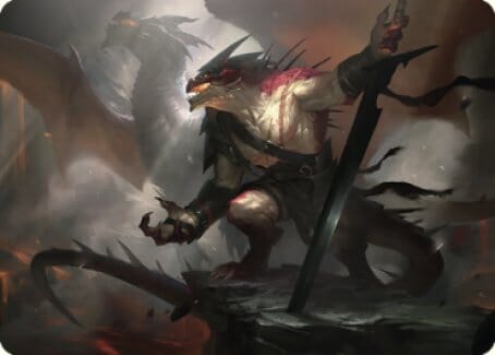 Rivaz of the Claw Art Card [Dominaria United Art Series] MTG Single Magic: The Gathering  | Multizone: Comics And Games