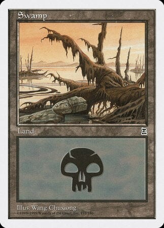 Swamp (172) [Portal Three Kingdoms] MTG Single Magic: The Gathering  | Multizone: Comics And Games