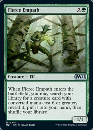 Fierce Empath [Core Set 2021] MTG Single Magic: The Gathering  | Multizone: Comics And Games