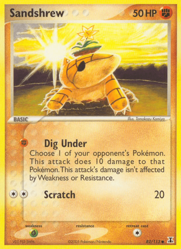 Sandshrew (82/113) [EX: Delta Species] Pokemon Single Pokémon  | Multizone: Comics And Games