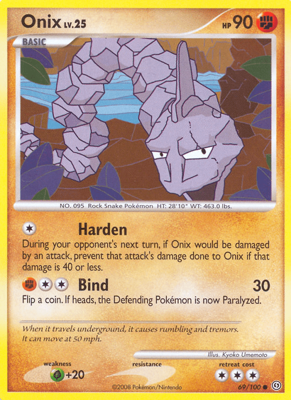 Onix (69/100) [Diamond & Pearl: Stormfront] Pokemon Single Pokémon  | Multizone: Comics And Games