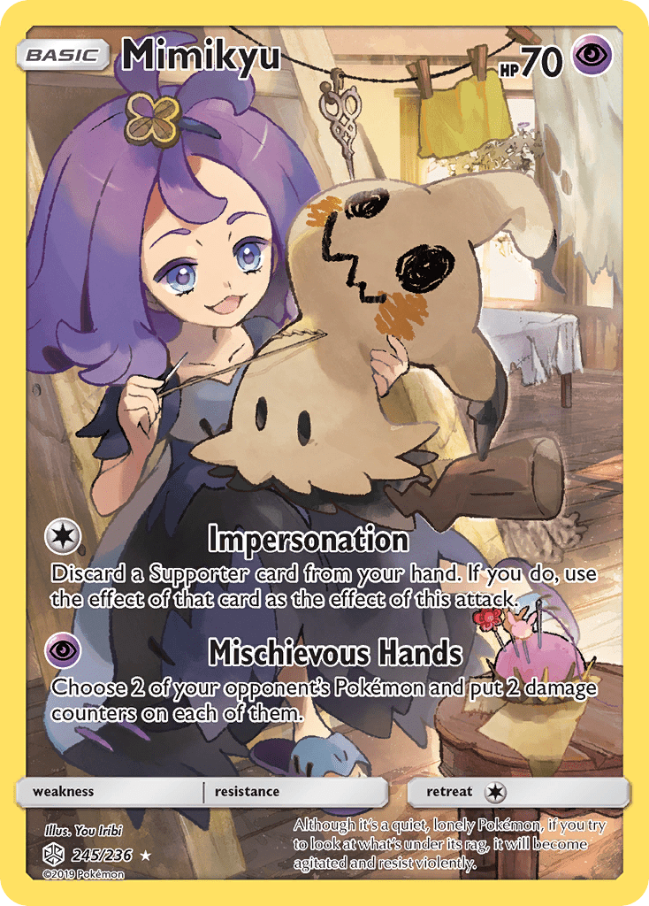 Mimikyu (245/236) [Sun & Moon: Cosmic Eclipse] Pokemon Single Pokémon  | Multizone: Comics And Games