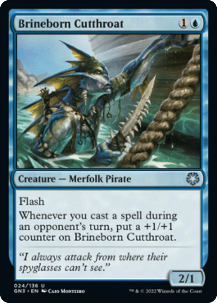Brineborn Cutthroat [Game Night: Free-for-All] MTG Single Magic: The Gathering  | Multizone: Comics And Games