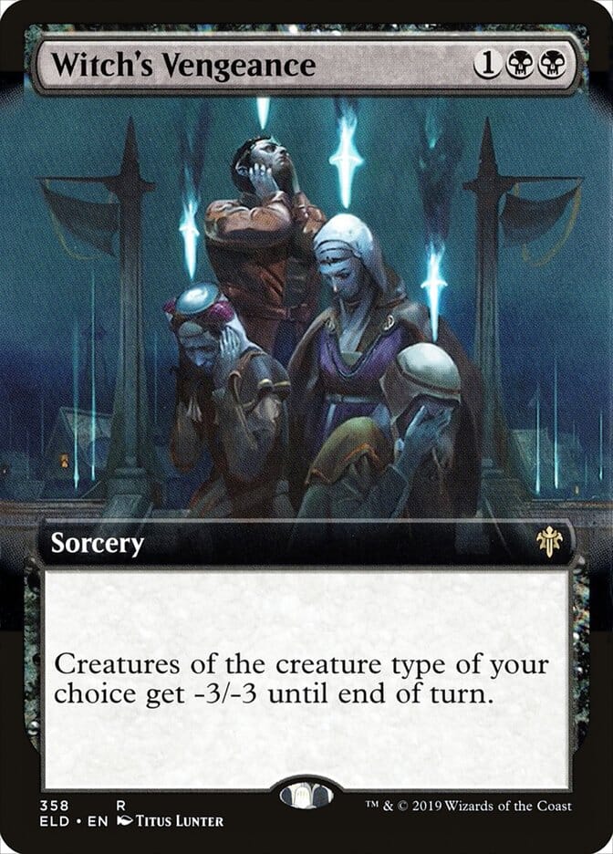 Witch's Vengeance (Extended Art) [Throne of Eldraine] MTG Single Magic: The Gathering  | Multizone: Comics And Games