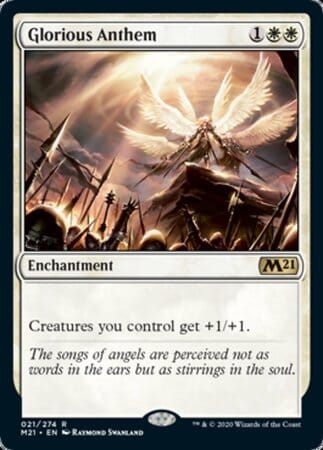 Glorious Anthem [Core Set 2021] MTG Single Magic: The Gathering  | Multizone: Comics And Games