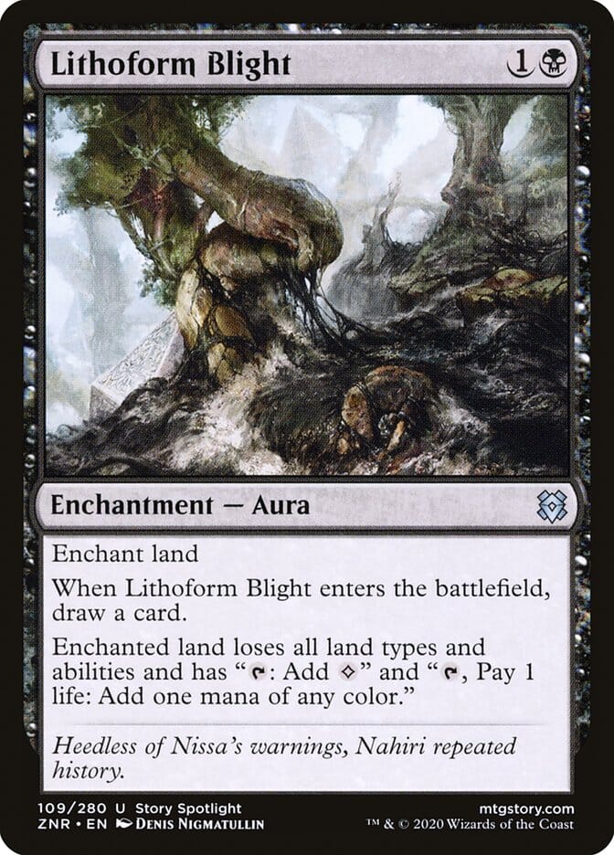 Lithoform Blight [Zendikar Rising] MTG Single Magic: The Gathering  | Multizone: Comics And Games