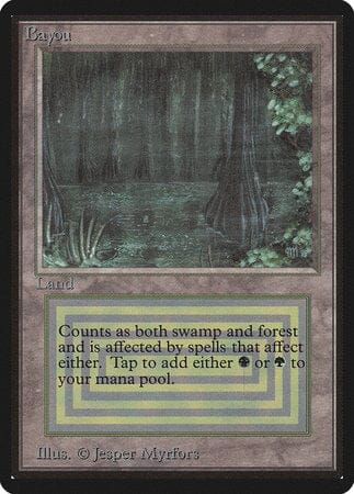 Bayou [Limited Edition Beta] MTG Single Magic: The Gathering  | Multizone: Comics And Games