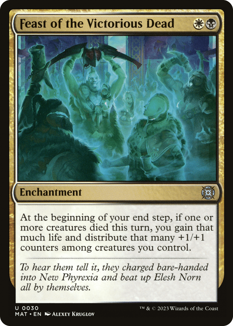 Feast of the Victorious Dead [March of the Machine: The Aftermath] MTG Single Magic: The Gathering  | Multizone: Comics And Games