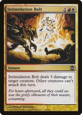 Intimidation Bolt [Alara Reborn] MTG Single Magic: The Gathering  | Multizone: Comics And Games
