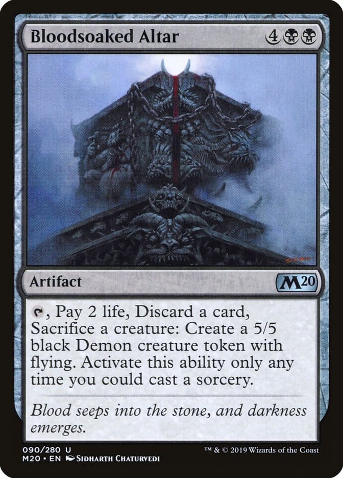 Bloodsoaked Altar [Core Set 2020] MTG Single Magic: The Gathering  | Multizone: Comics And Games