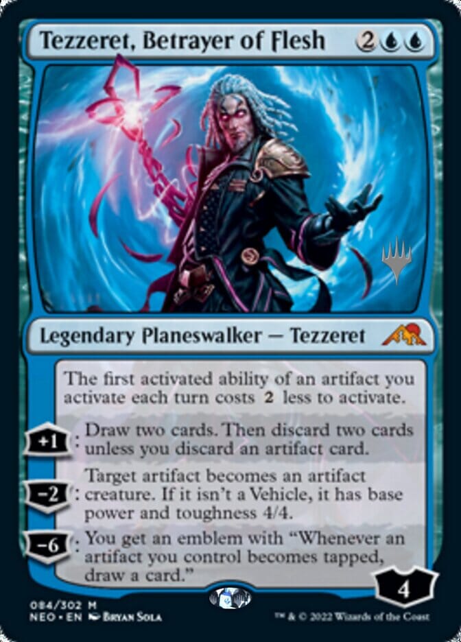 Tezzeret, Betrayer of Flesh (Promo Pack) [Kamigawa: Neon Dynasty Promos] MTG Single Magic: The Gathering  | Multizone: Comics And Games