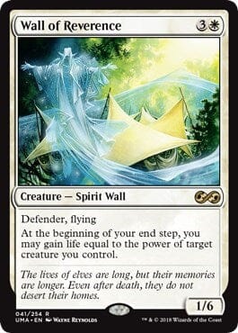 Wall of Reverence [Ultimate Masters] MTG Single Magic: The Gathering  | Multizone: Comics And Games