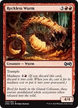 Reckless Wurm [Ultimate Masters] MTG Single Magic: The Gathering  | Multizone: Comics And Games
