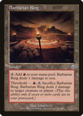 Barbarian Ring [Odyssey] MTG Single Magic: The Gathering  | Multizone: Comics And Games