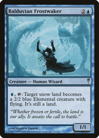 Balduvian Frostwaker [Coldsnap] MTG Single Magic: The Gathering  | Multizone: Comics And Games