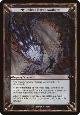 My Undead Horde Awakens (Archenemy) [Archenemy Schemes] MTG Single Magic: The Gathering  | Multizone: Comics And Games