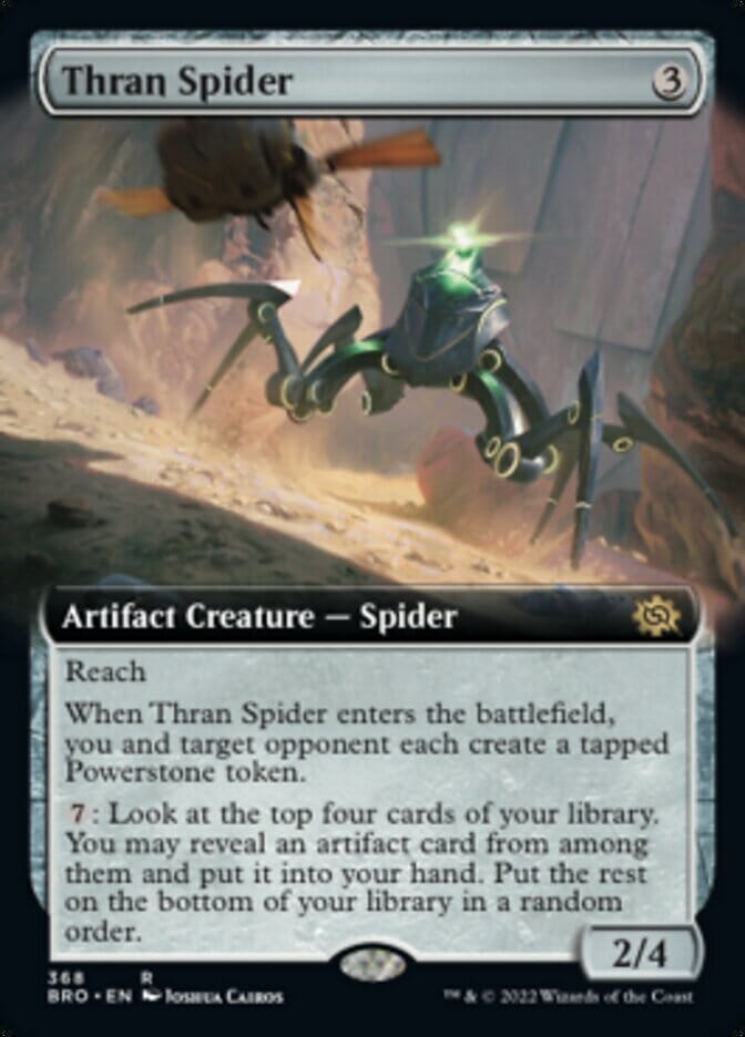 Thran Spider (Extended Art) [The Brothers' War] MTG Single Magic: The Gathering  | Multizone: Comics And Games