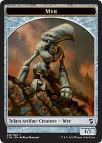 Myr (023) // Thopter (025) Double-sided Token [Commander 2018 Tokens] MTG Single Magic: The Gathering  | Multizone: Comics And Games