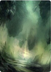 Swamp 1 Art Card [Zendikar Rising Art Series] MTG Single Magic: The Gathering  | Multizone: Comics And Games