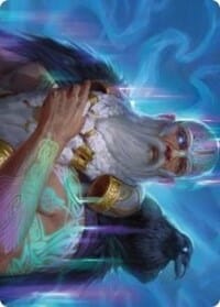 Alrund, God of the Cosmos Art Card [Kaldheim: Art Series] MTG Single Magic: The Gathering  | Multizone: Comics And Games