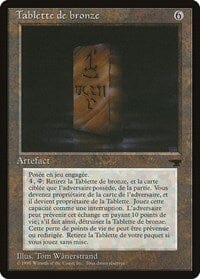 Bronze Tablet (French) - "Tablette de bronze" [Renaissance] MTG Single Magic: The Gathering  | Multizone: Comics And Games