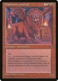 Crimson Manticore (French) - "Manticore pourpre" [Renaissance] MTG Single Magic: The Gathering  | Multizone: Comics And Games