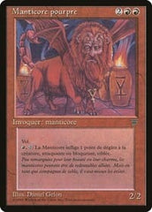 Crimson Manticore (French) - "Manticore pourpre" [Renaissance] MTG Single Magic: The Gathering  | Multizone: Comics And Games