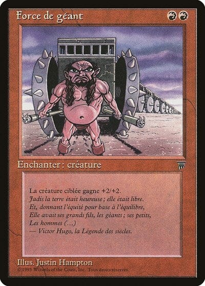 Giant Strength (French) - "Force de geant" [Renaissance] MTG Single Magic: The Gathering  | Multizone: Comics And Games