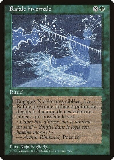 Winter Blast (French) - "Rafale hivernale" [Renaissance] MTG Single Magic: The Gathering  | Multizone: Comics And Games