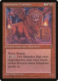Crimson Manticore (German) - "Karmesin-Mantikor" [Renaissance] MTG Single Magic: The Gathering  | Multizone: Comics And Games