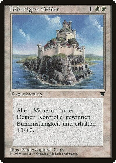 Fortified Area (German) - "Befestigtes Gebiet" [Renaissance] MTG Single Magic: The Gathering  | Multizone: Comics And Games