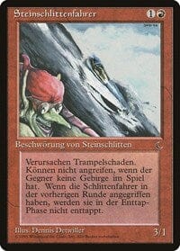Goblin Rock Sled (German) - "Steinschlittenfahrer" [Renaissance] MTG Single Magic: The Gathering  | Multizone: Comics And Games
