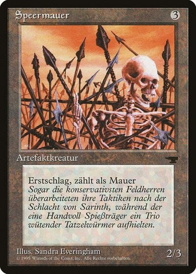 Wall of Spears (German) - "Speermauer" [Renaissance] MTG Single Magic: The Gathering  | Multizone: Comics And Games