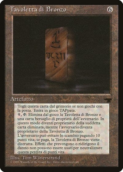 Bronze Tablet (Italian) - "Tavoletta di Bronzo" [Renaissance] MTG Single Magic: The Gathering  | Multizone: Comics And Games