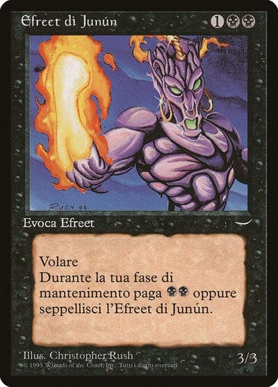 Junun Efreet (Italian) - "Efreet di Junun" [Renaissance] MTG Single Magic: The Gathering  | Multizone: Comics And Games