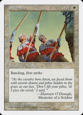 Pikemen [Fifth Edition] MTG Single Magic: The Gathering  | Multizone: Comics And Games