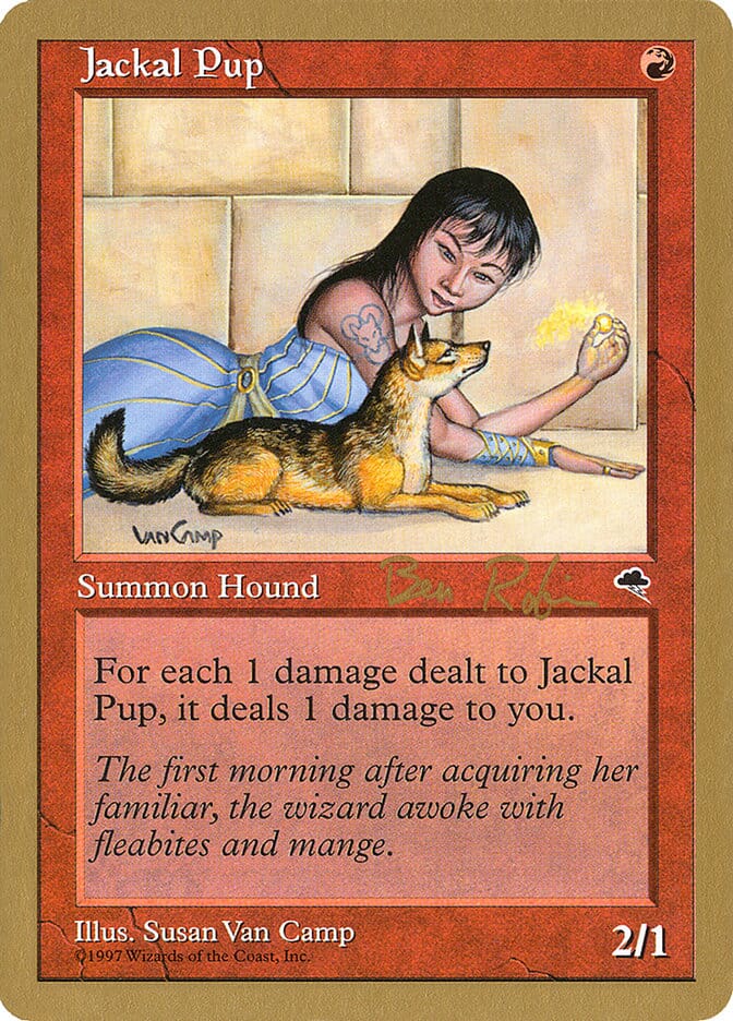 Jackal Pup (Ben Rubin) [World Championship Decks 1998] MTG Single Magic: The Gathering  | Multizone: Comics And Games